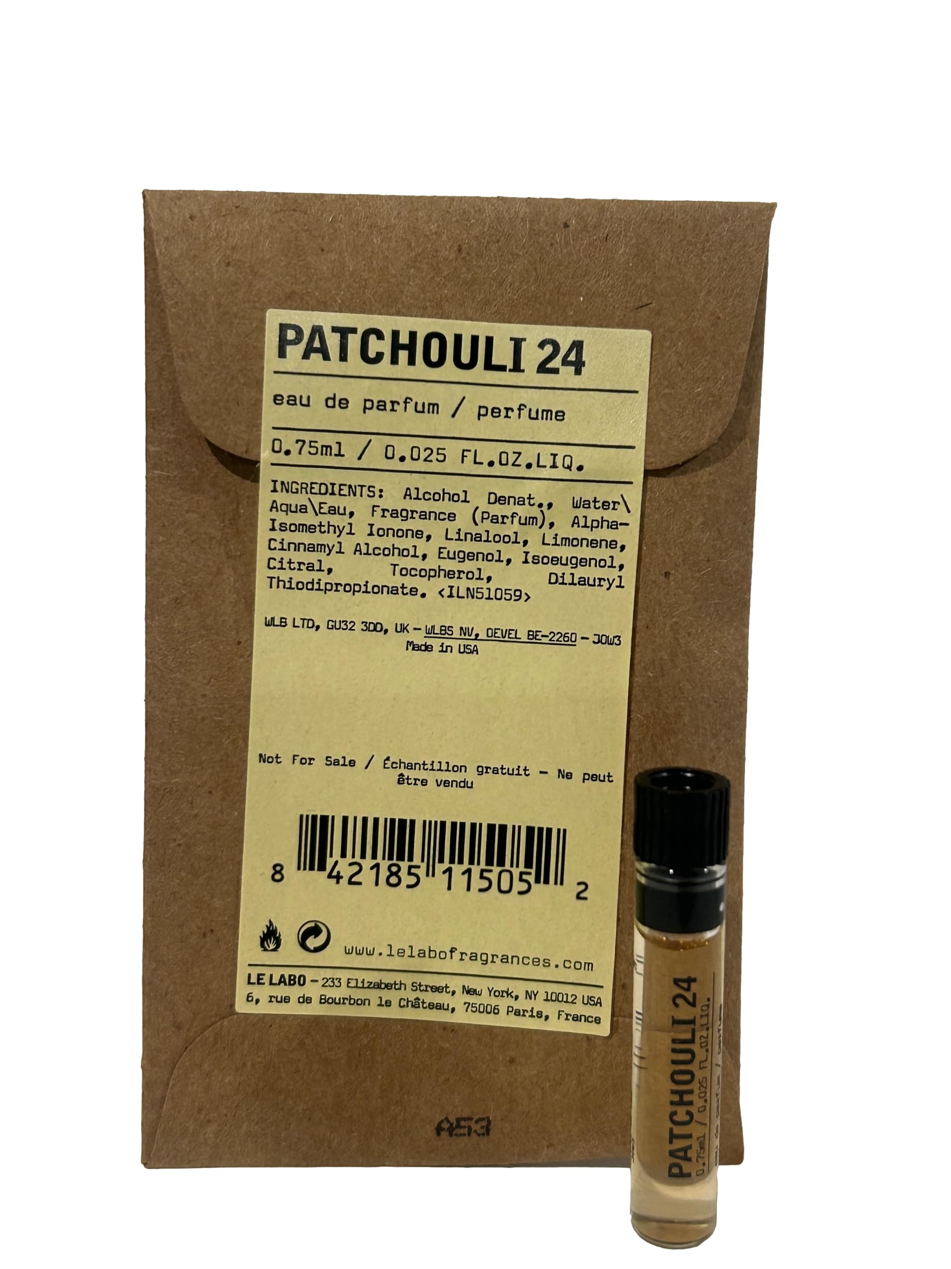 Amazon | 【 LE LABO】ルラボ PATCHOULI24 パチュリ24 オード